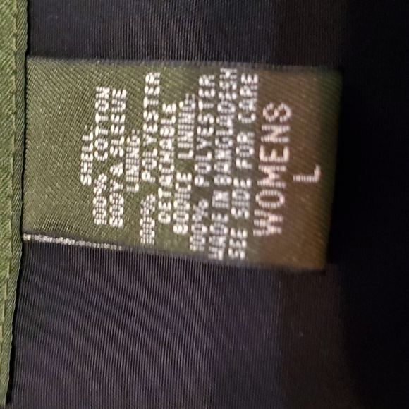 Eddie Bauer Pea Coat Womens Size L Black Jacket - Picture 11 of 13